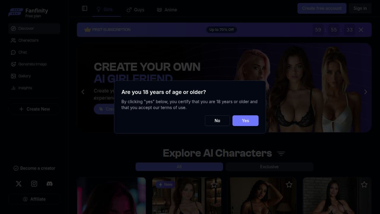 FanFinity's screenshot